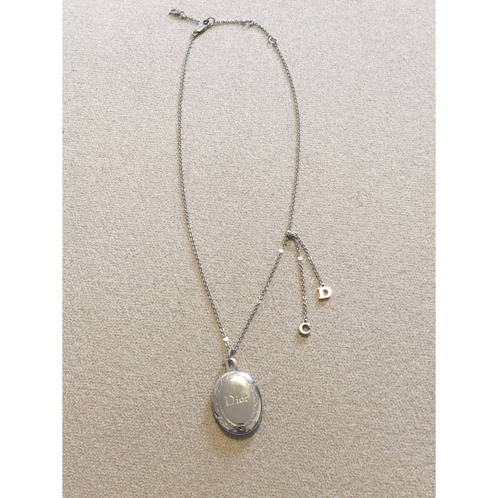 Vintage Christian Dior Locket & pendant necklace